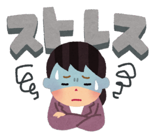 ストレスを抱える女性