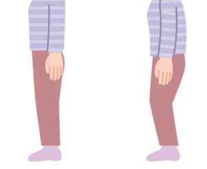 膝を緩める