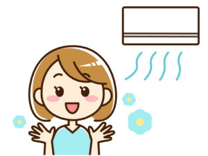 快適に冷房を使う