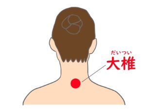 ツボ　大椎