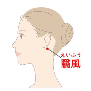 ツボ　翳風　えいふう