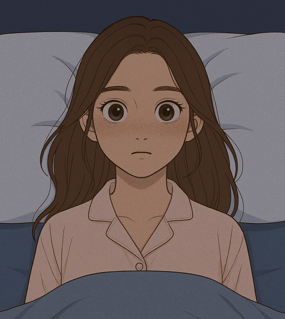 夜に眠れない