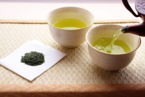 入れたての緑茶